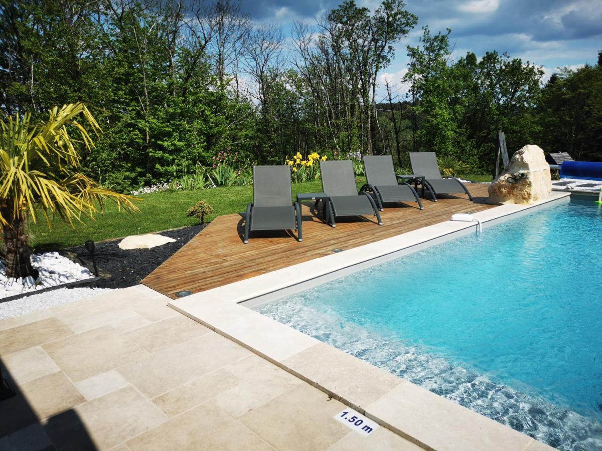 "Notre Bastide" Maison Et Table D'Hotes Traditionnelle Et Vegetarienne, Piscine, Jacuzzi, Clim, , A 5 Mn De Sarlat Marcillac-Saint-Quentin Exterior foto